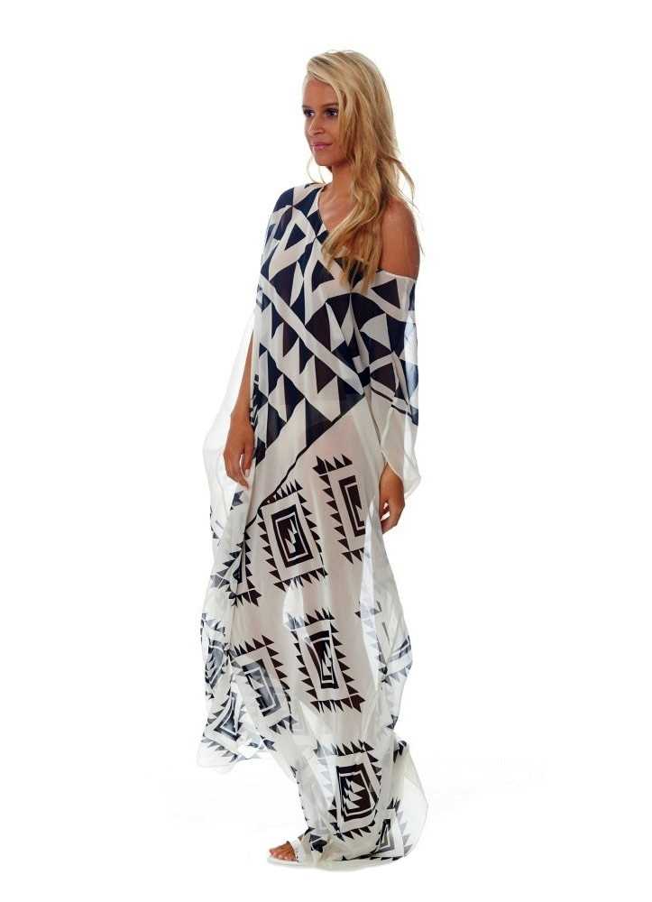 F4759 Pereo Sarongs прикрытие-Up шифоновое пляжное платье